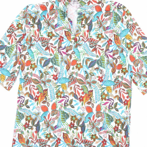 Country Collection Women’s Multicoloured Floral Tunic Blouse Size S