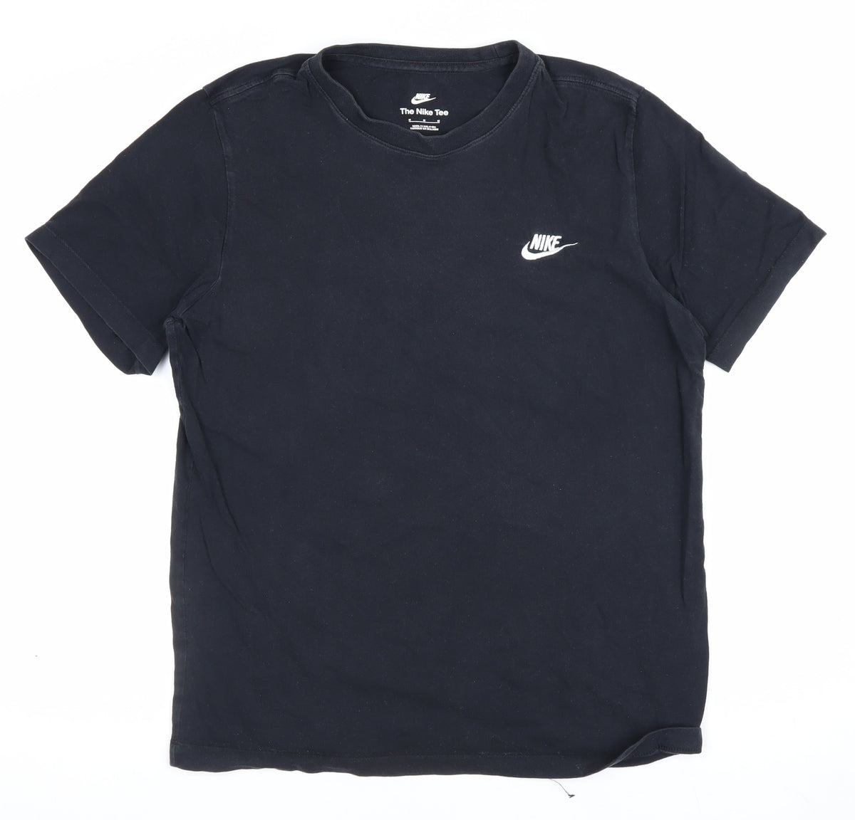Nike Men’s Black Medium Logo Crew Neck Short Sleeve T-Shirt