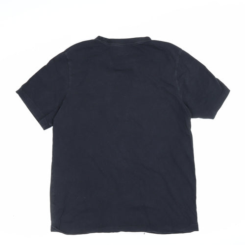 Nike Men’s Black Medium Logo Crew Neck Short Sleeve T-Shirt