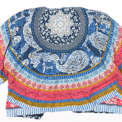 Monsoon Women's Multicoloured L Boho Paisley Kimono Jacket