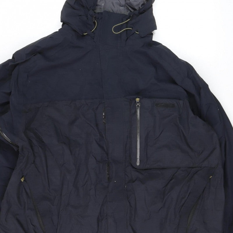 Helly Hansen Men’s Navy 2XL Hooded Ski Jacket Waterproof