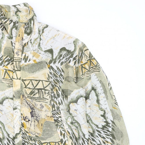Kim Rogers Sport Men’s Multicoloured M Silk Animal Print Jacket