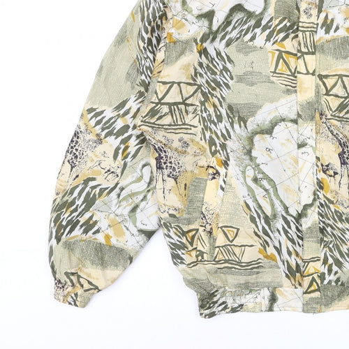 Kim Rogers Sport Men’s Multicoloured M Silk Animal Print Jacket