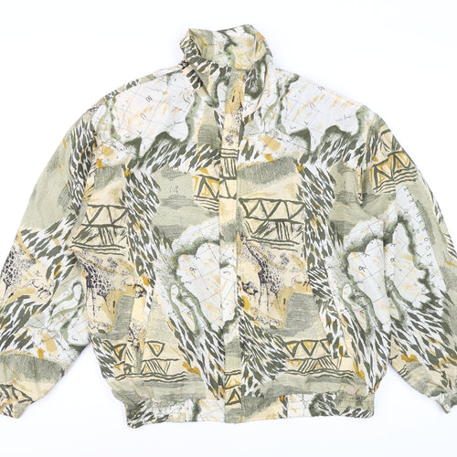 Kim Rogers Sport Men’s Multicoloured M Silk Animal Print Jacket
