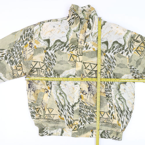 Kim Rogers Sport Men’s Multicoloured M Silk Animal Print Jacket