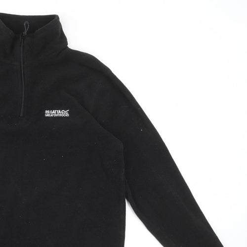 Regatta Men’s Black M 1/4 Zip Fleece Pullover Outdoor Sweatshirt