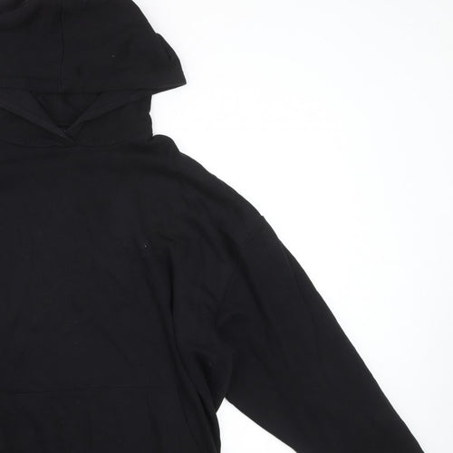 ASOS Design Men’s Black L Pullover Graphic Print Hoodie