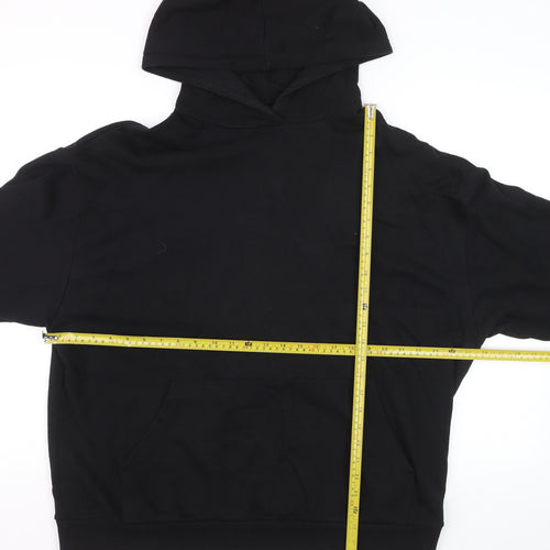ASOS Design Men’s Black L Pullover Graphic Print Hoodie