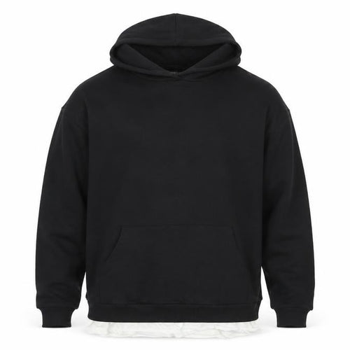 ASOS Design Men’s Black L Pullover Graphic Print Hoodie