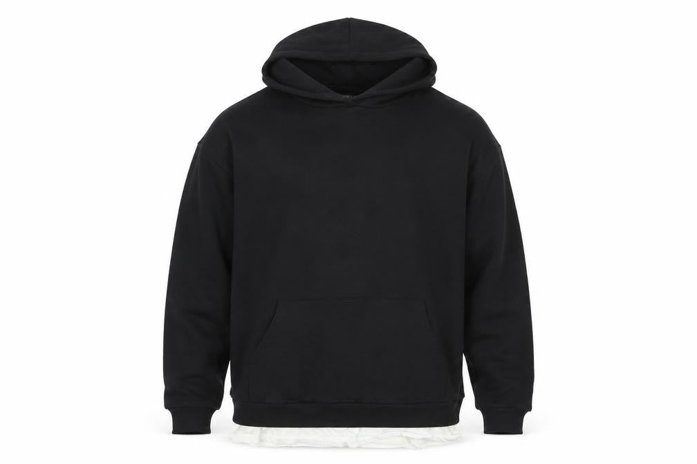 ASOS Design Men’s Black L Pullover Graphic Print Hoodie