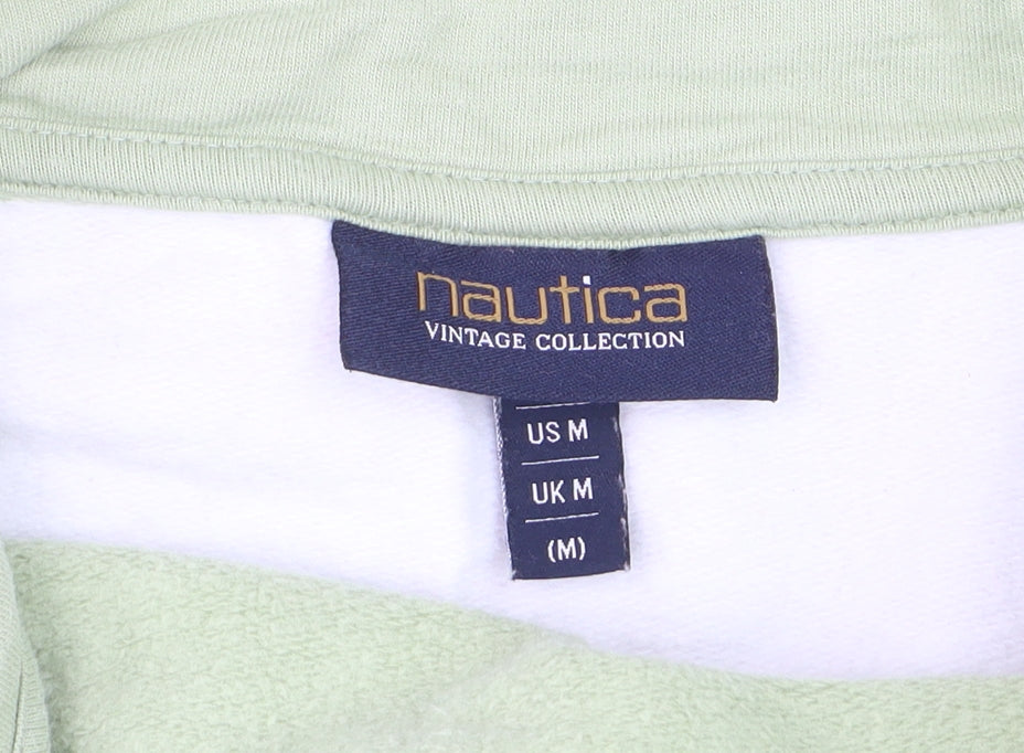 Additional view of Nautica Men Multicoloured M 1/4 Zip Striped Logo Sweatshirt