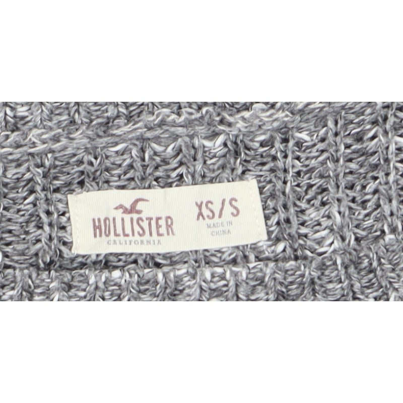 Additional view of Hollister Men’s Grey XS/S V-Neck Chunky Knit jumper
