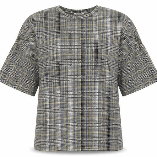 Zara Trafaluc Women’s Multicoloured Check Knit T-Shirt Size S