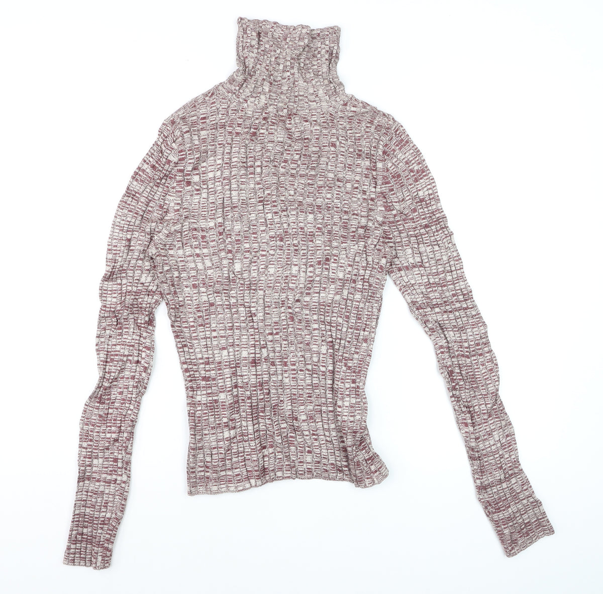 Miss Selfridge Women’s Multicoloured Roll Neck Knit Jumper UK 14