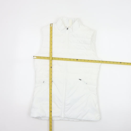 TOG24 Women’s White Size 8 Padded Puffer Gilet Waistcoat