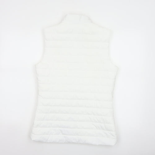 TOG24 Women’s White Size 8 Padded Puffer Gilet Waistcoat
