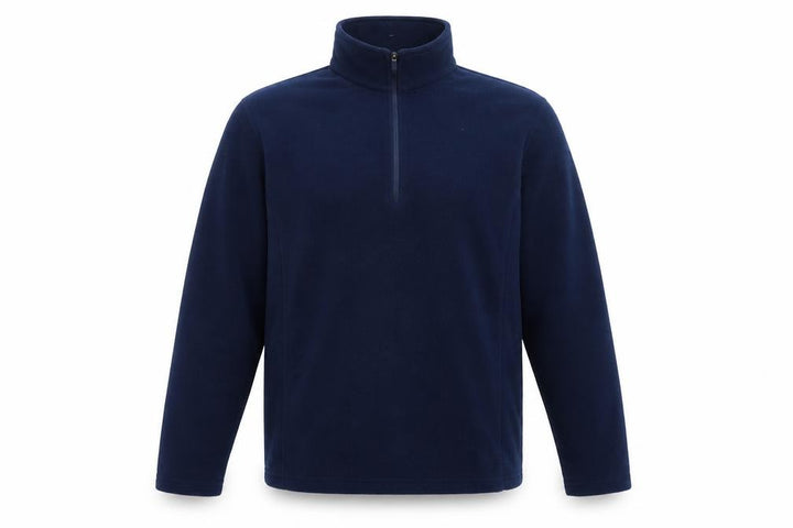 Lands' End Men's Blue M 1/4 Zip Fleece High Neck Sweatshirt