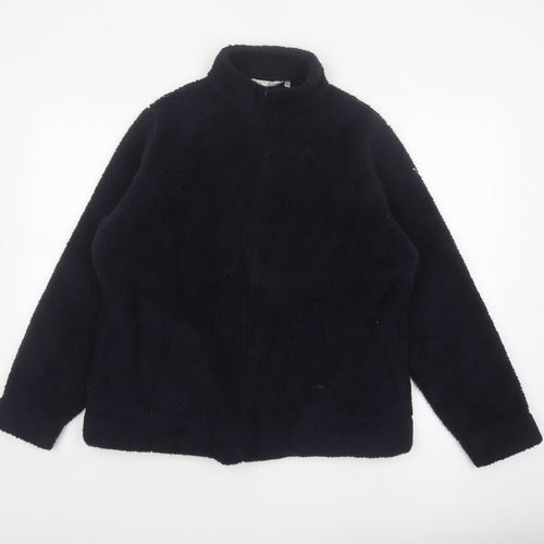 EWM Women’s Black Size 20 Fleece 1/4 Zip Collared Jacket