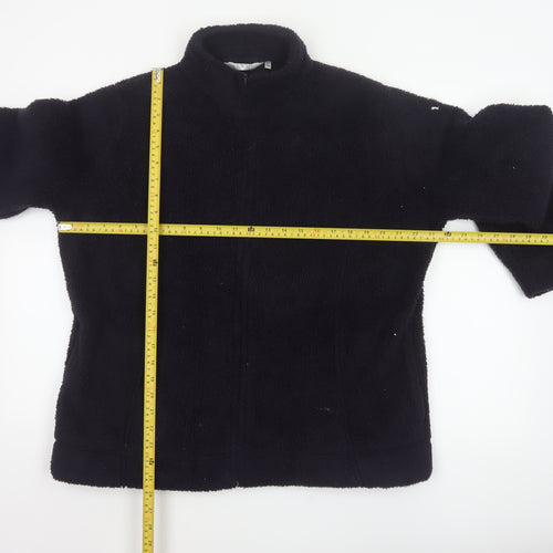 EWM Women’s Black Size 20 Fleece 1/4 Zip Collared Jacket