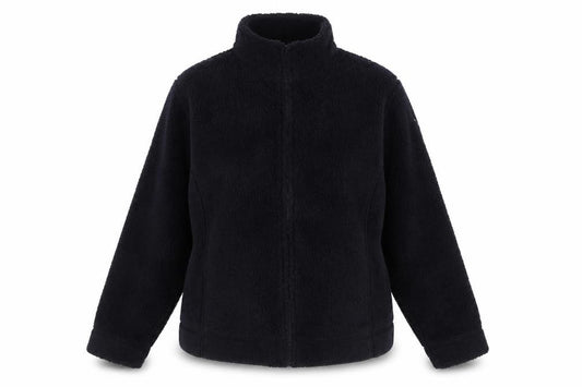 EWM Women’s Black Size 20 Fleece 1/4 Zip Collared Jacket