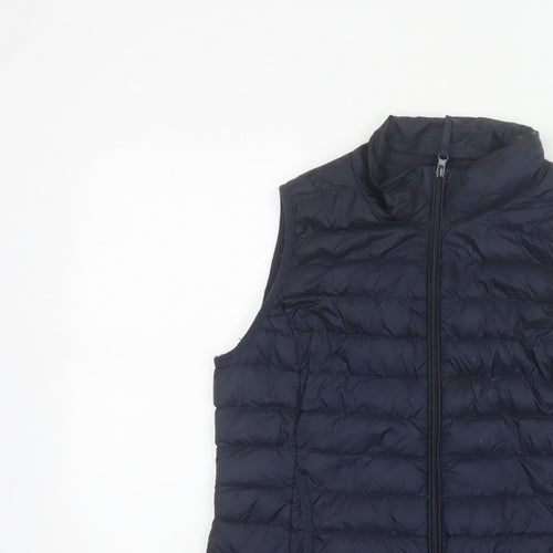 Betty Barclay Women Navy UK 12 Puffer Gilet Down Quilted Bodywarmer