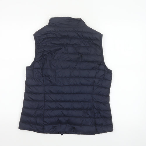 Betty Barclay Women Navy UK 12 Puffer Gilet Down Quilted Bodywarmer