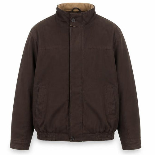 Bhs Women’s Brown Medium Basic Jacket Full Zip Lined Collared