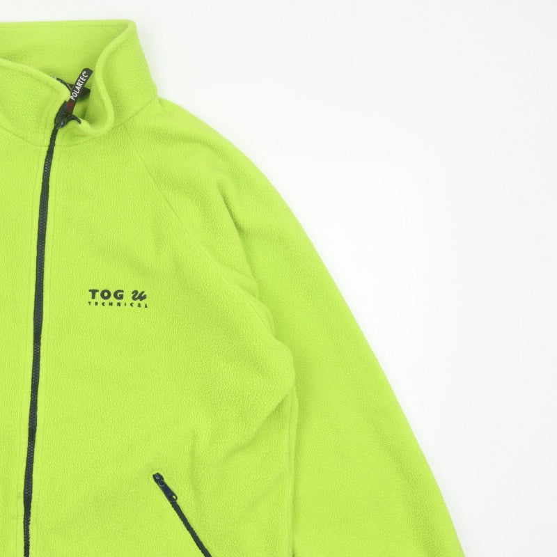 TOG 24 Men’s Green L Polartec Fleece Full Zip Outdoor Jacket