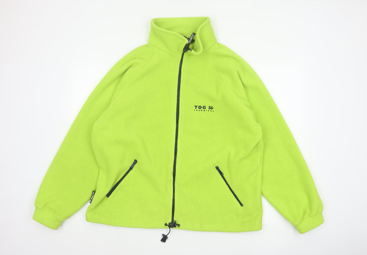 TOG 24 Men’s Green L Polartec Fleece Full Zip Outdoor Jacket