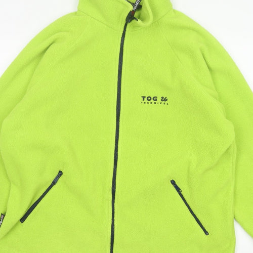 TOG 24 Men’s Green L Polartec Fleece Full Zip Outdoor Jacket