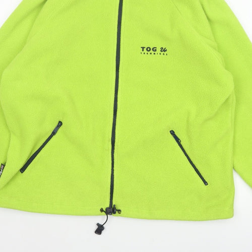 TOG 24 Men’s Green L Polartec Fleece Full Zip Outdoor Jacket