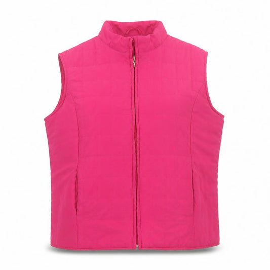 Style by EWM Women Pink Size 14 Padded Quilted Puffer Waistcoat Gilet