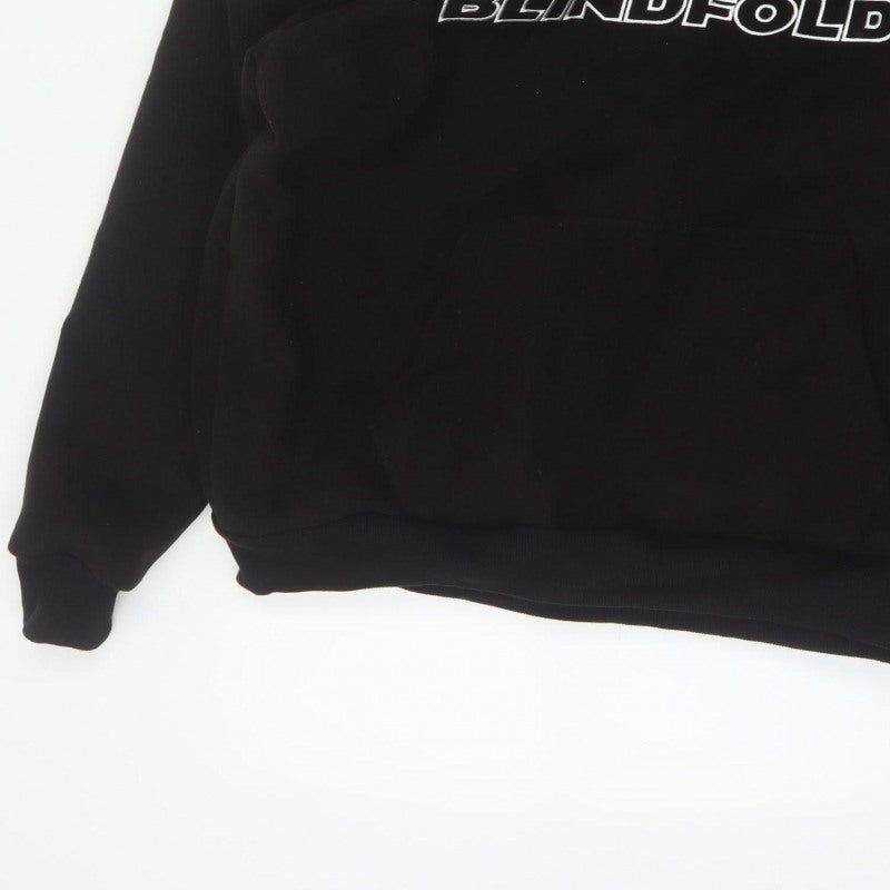 Blindfold Men’s Black S Pullover Logo Graphic Hooded Hoodie