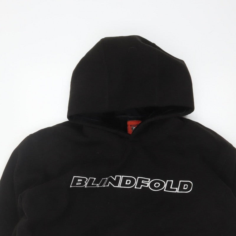 Blindfold Men’s Black S Pullover Logo Graphic Hooded Hoodie