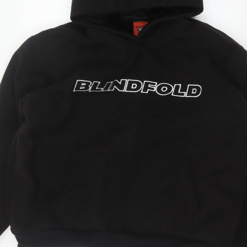 Blindfold Men’s Black S Pullover Logo Graphic Hooded Hoodie