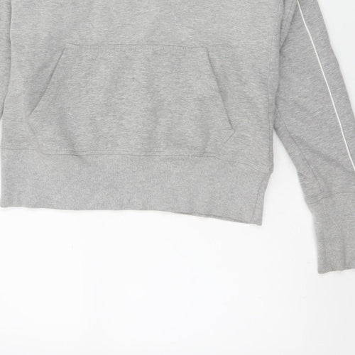 Ellesse Women’s Grey Size 8 Logo Pullover Hoodie Fleece