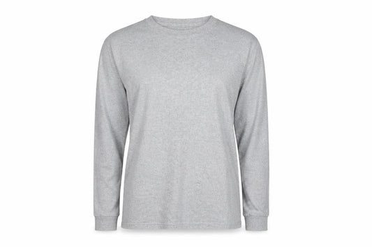 Carhartt Women Grey S Original Fit Long Sleeve Crew Neck T-Shirt