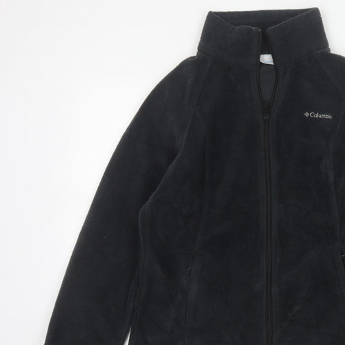 Columbia Women’s Black L Full Zip Fleece Basic Jacket Outdoor