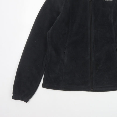 Columbia Women’s Black L Full Zip Fleece Basic Jacket Outdoor