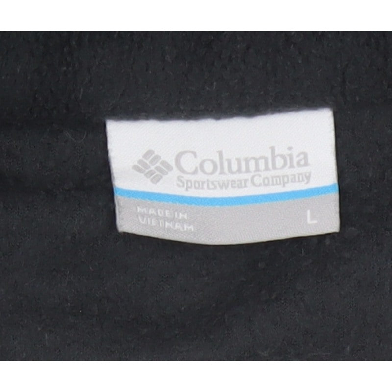 Columbia Women’s Black L Full Zip Fleece Basic Jacket Outdoor