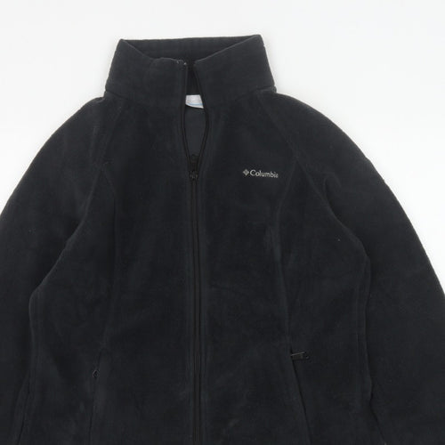 Columbia Women’s Black L Full Zip Fleece Basic Jacket Outdoor