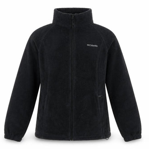 Columbia Women’s Black L Full Zip Fleece Basic Jacket Outdoor
