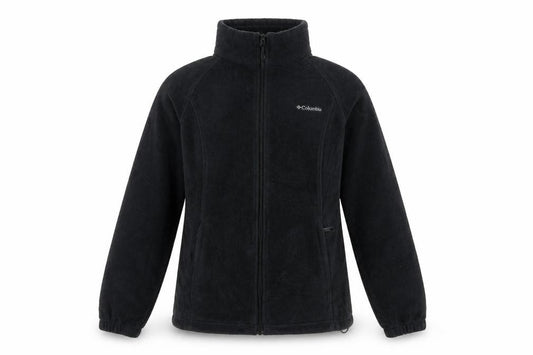 Columbia Women’s Black L Full Zip Fleece Basic Jacket Outdoor