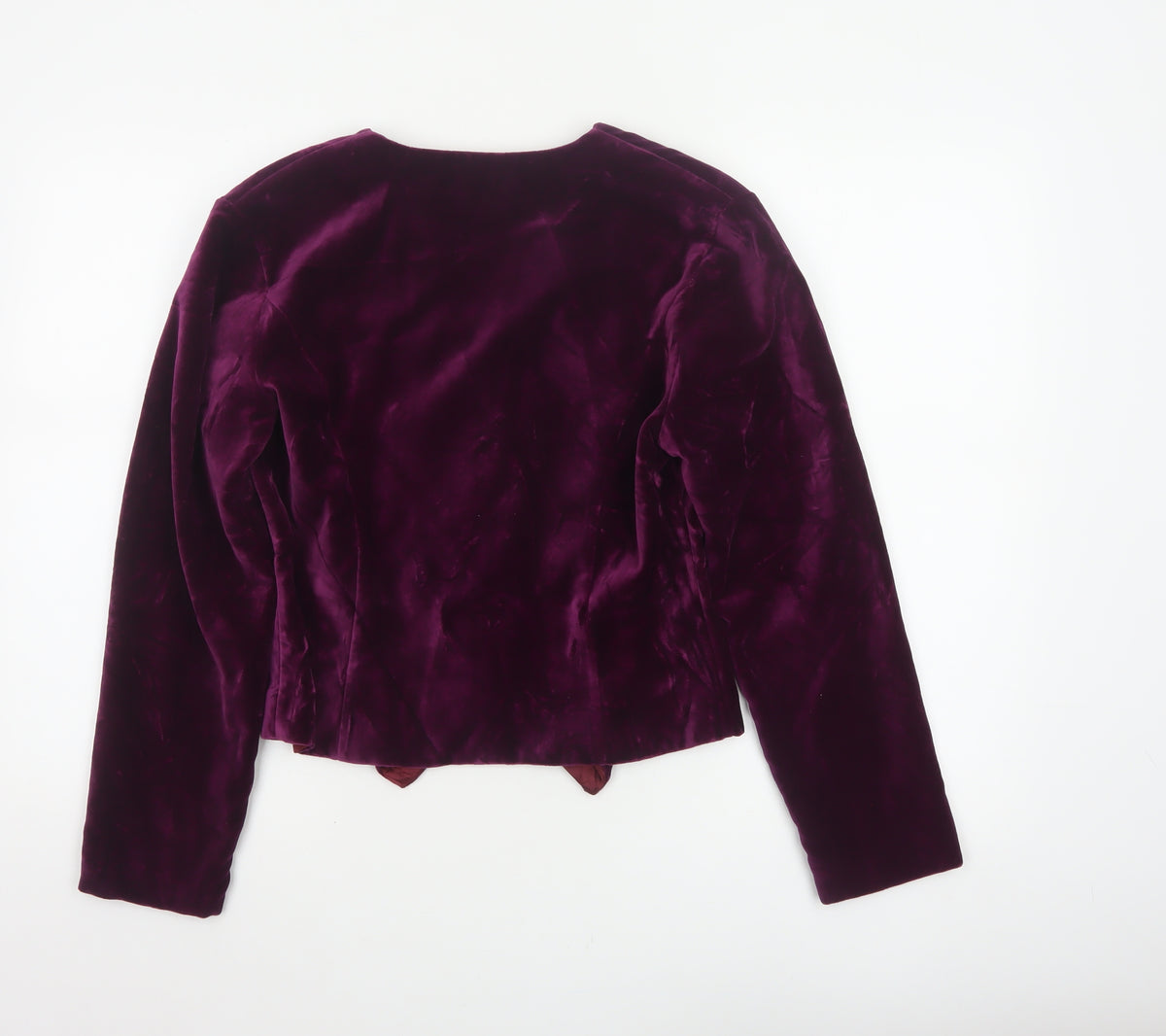 Next Originals Women’s Purple Velvet Blazer Jacket UK 12 Formal