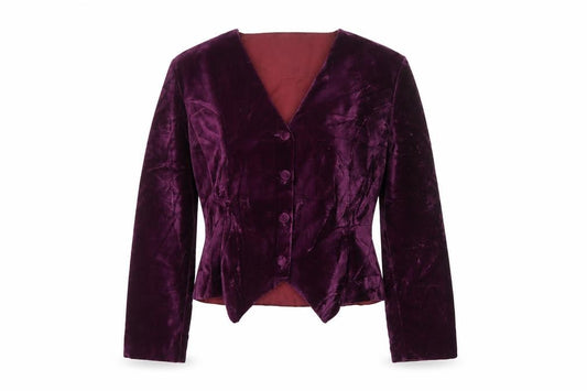 Next Originals Women’s Purple Velvet Blazer Jacket UK 12 Formal