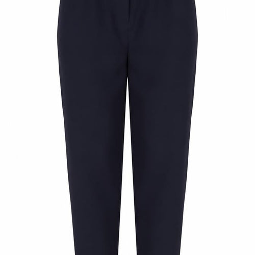 M&S Women’s Navy UK 12 Long Tapered Stretch Trousers