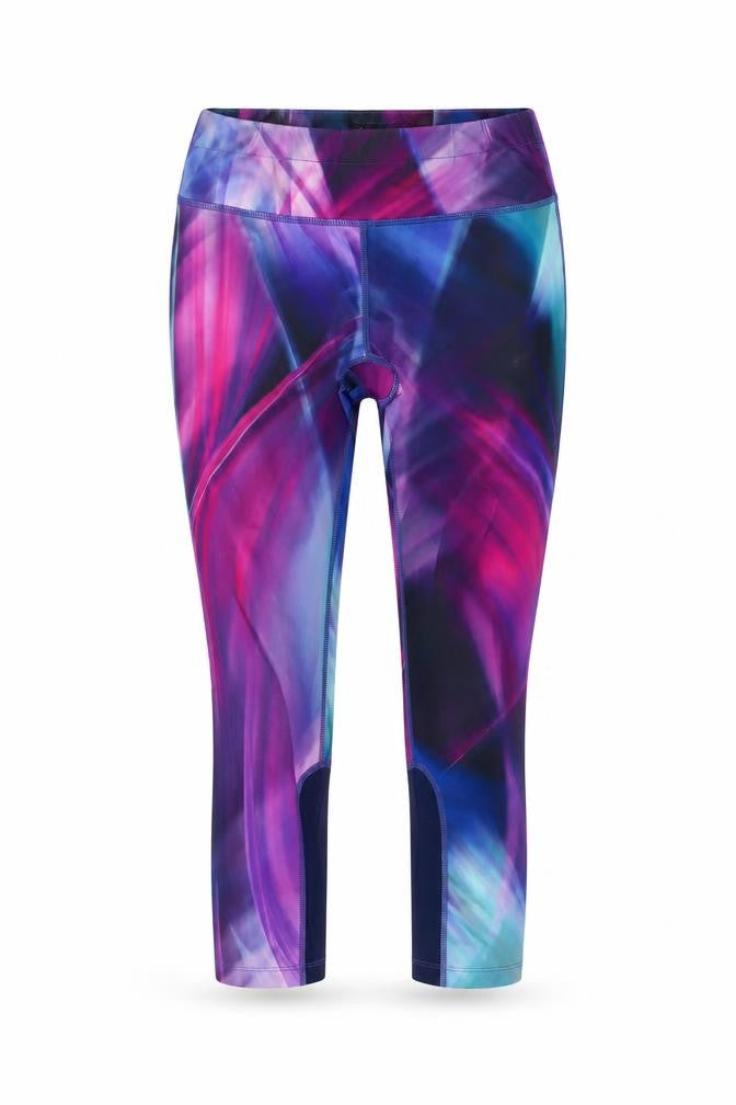 Front view of Nike Women’s Multicoloured S Dri-FIT Cropped Running Leggings