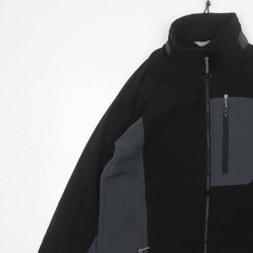 Regatta Men’s Black Grey XL Softshell Windbreaker Jacket