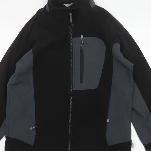 Regatta Men’s Black Grey XL Softshell Windbreaker Jacket