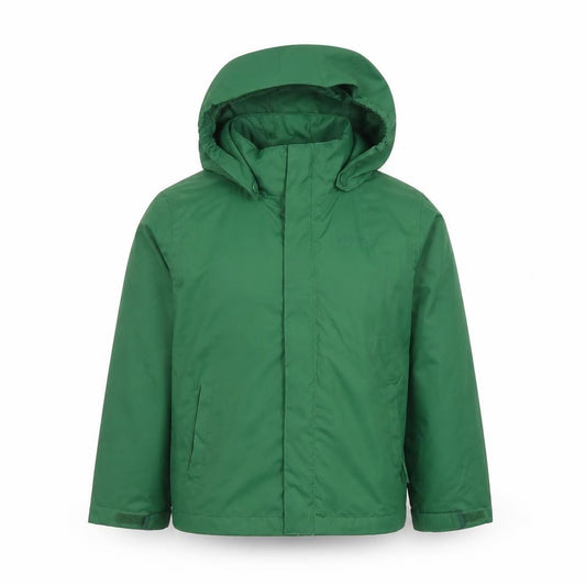 Mountain Warehouse Boys Green 5-6 Years Hooded Water Resistant Rain Jacket